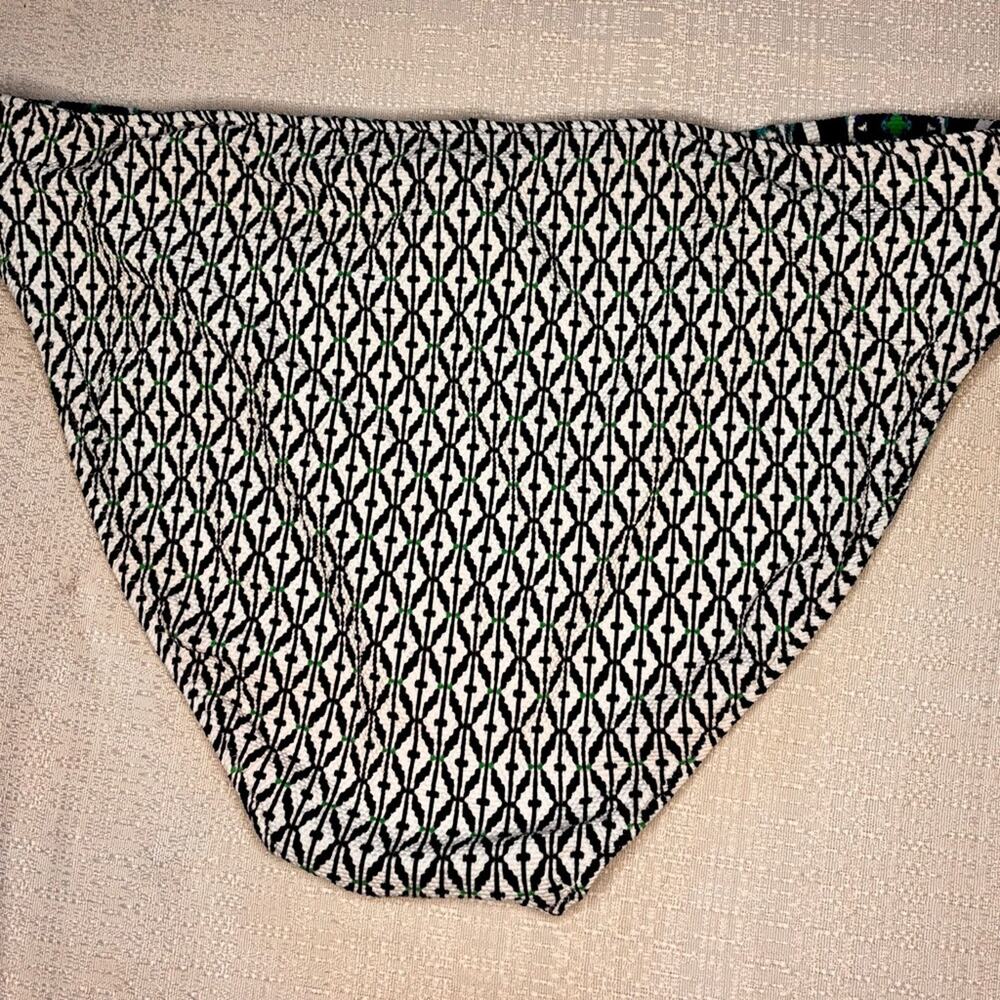 Tommy Bahama Blue and White Patterned Bikini Bottom - Picture 2 of 3